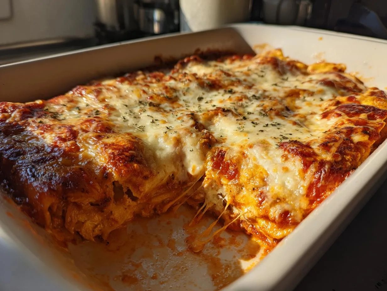 Delicious 7-Layer Cottage Cheese Enchilada Casserole Reveal