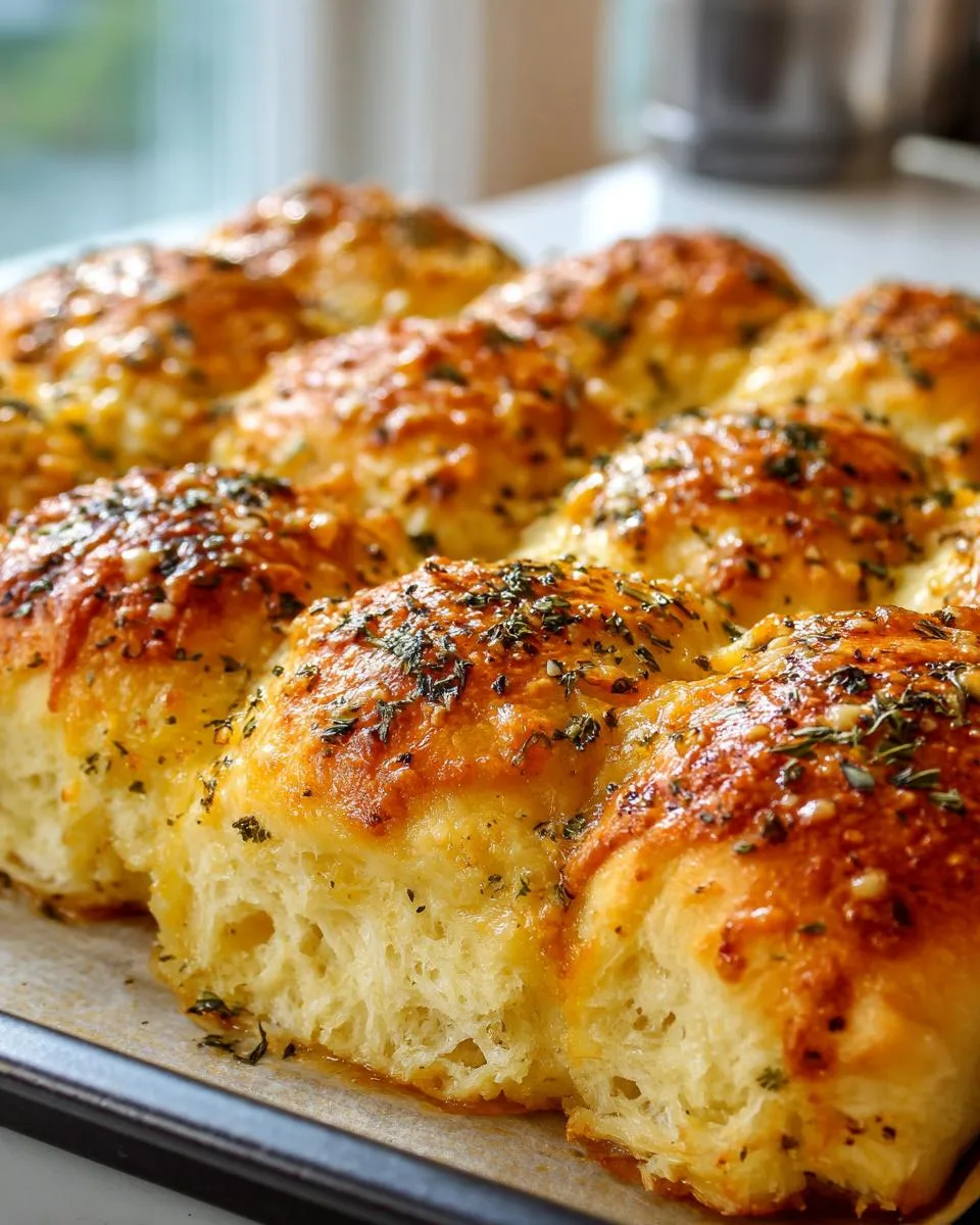 Cottage Cheese Garlic Rolls - detail 2