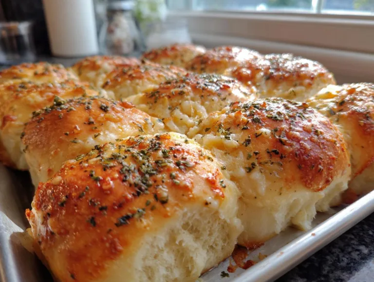 Cottage Cheese Garlic Rolls