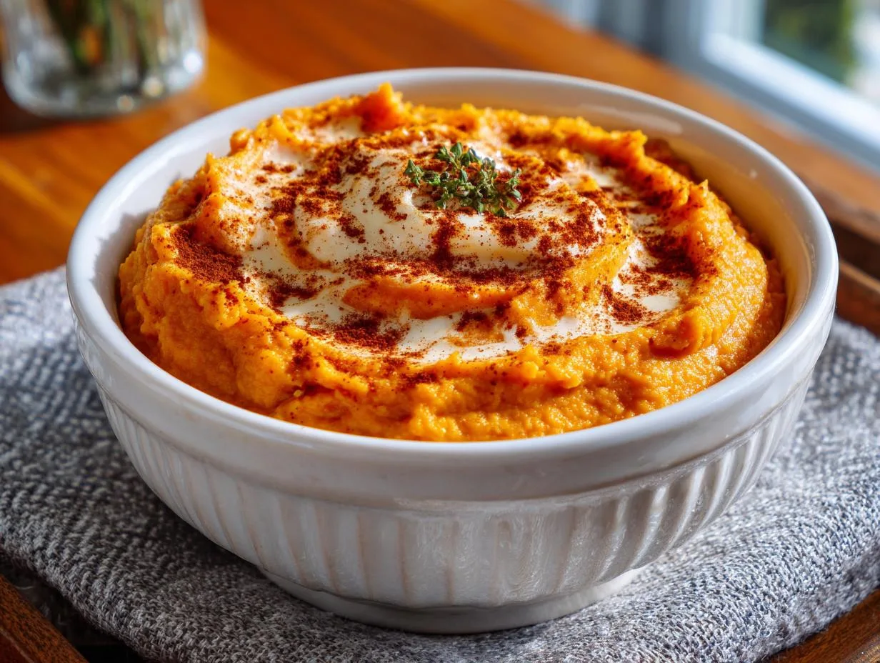 Creamy Cottage Cheese Mashed Sweet Potatoes in 30 Minutes
