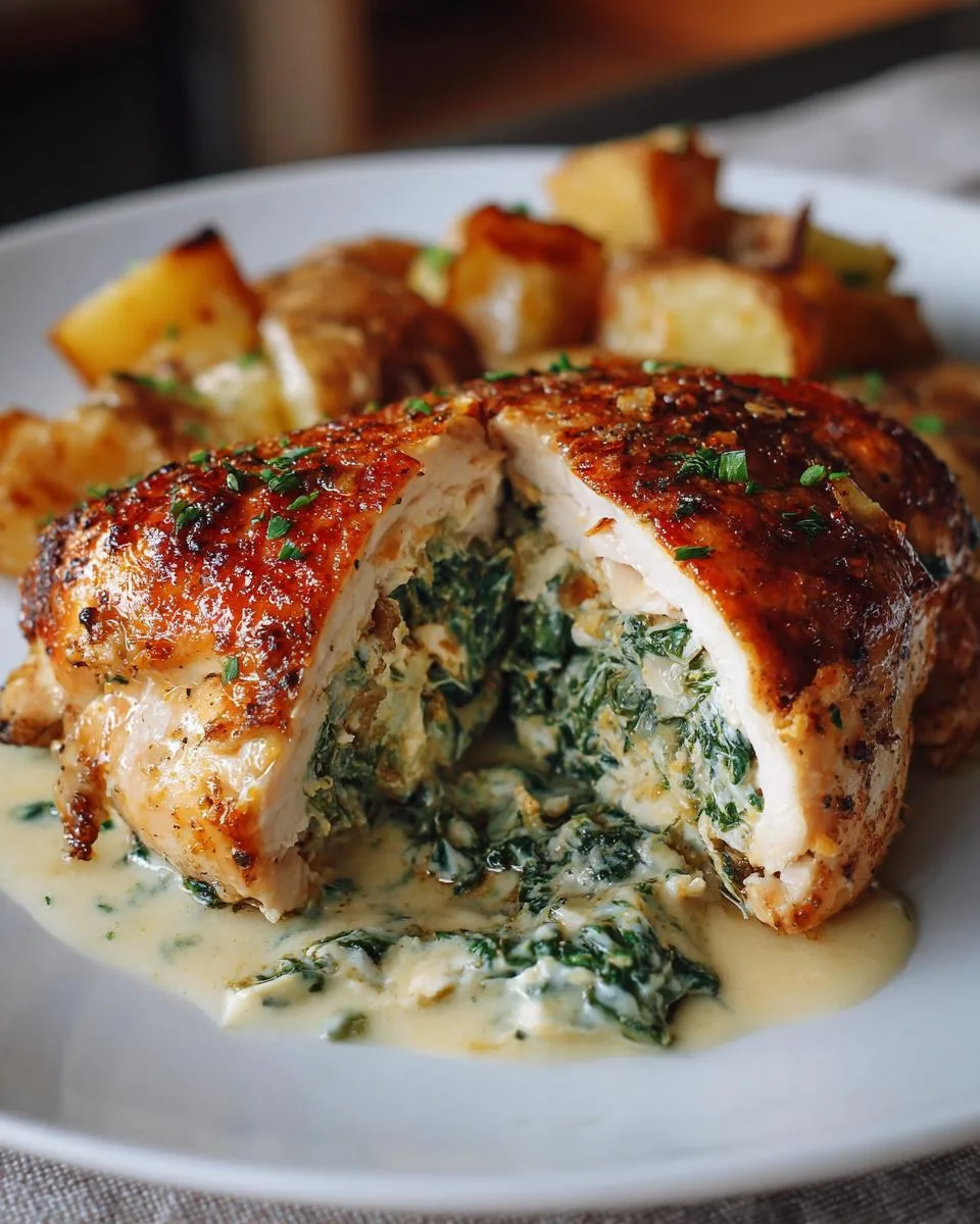 Cottage Cheese Spinach Chicken - detail 3