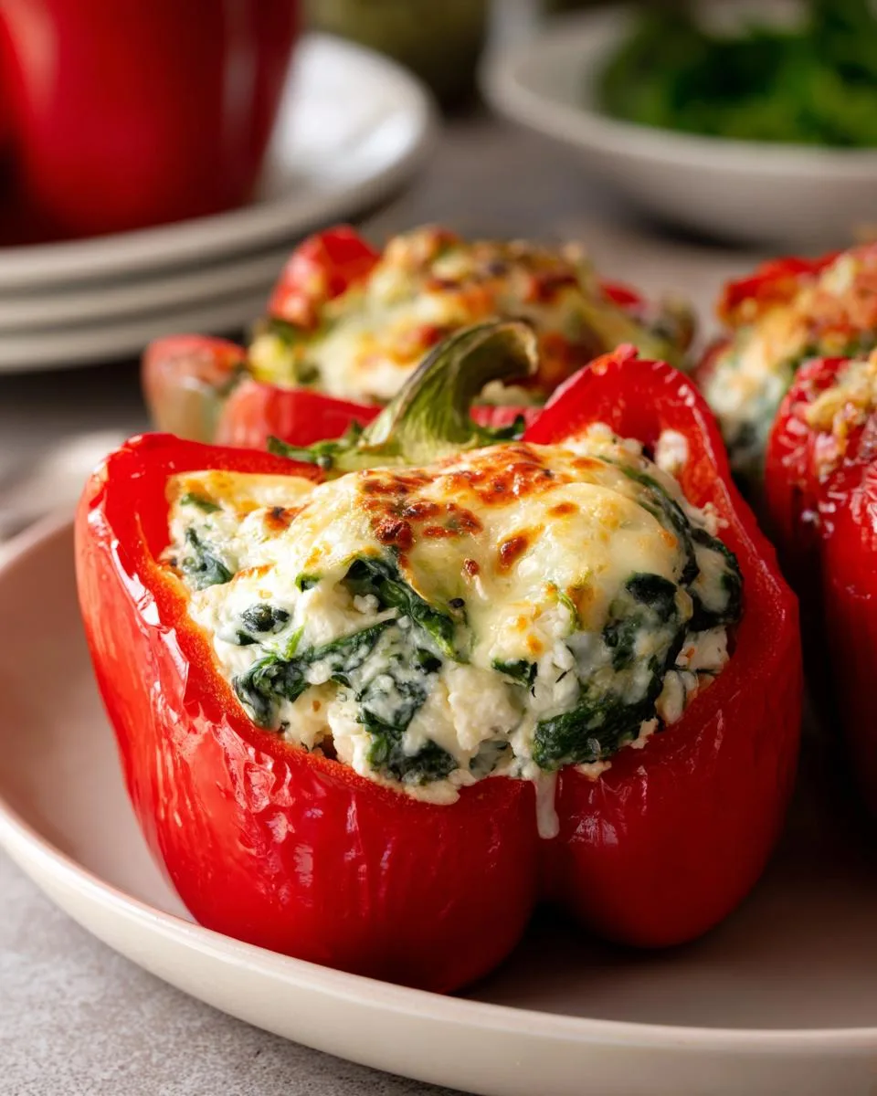 Cottage Cheese Stuffed Peppers - detail 1