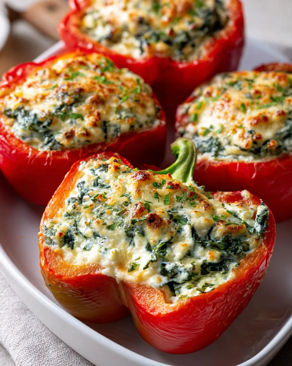 Cottage Cheese Stuffed Peppers - detail 2