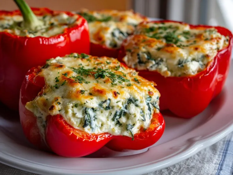 Cottage Cheese Stuffed Peppers