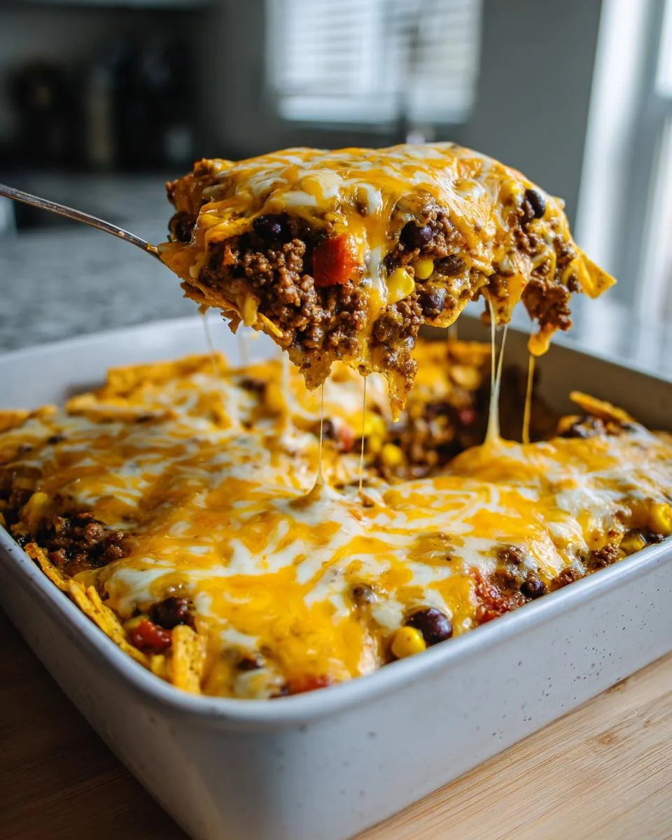 Cottage Cheese Taco Casserole - detail 2