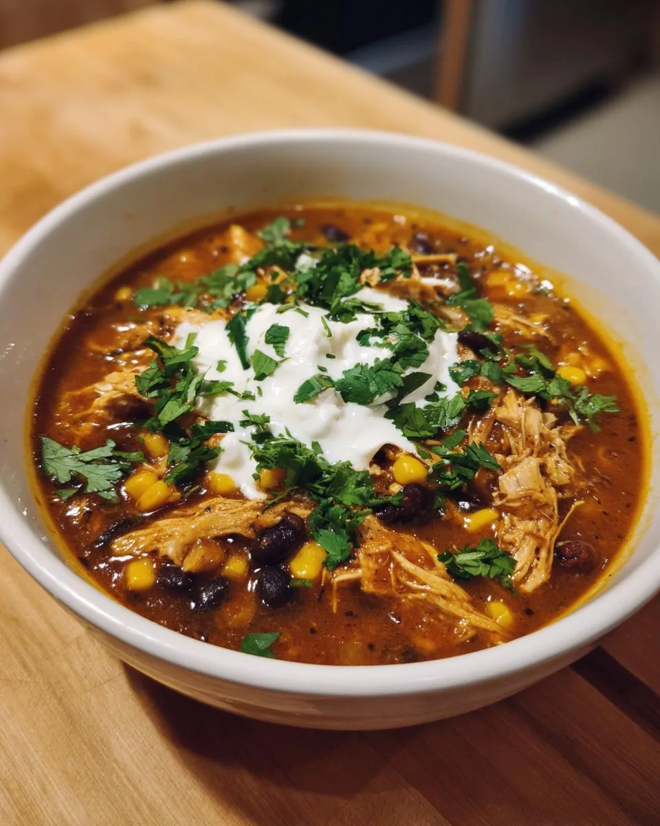 Creamy Chicken Enchilada Soup - detail 1