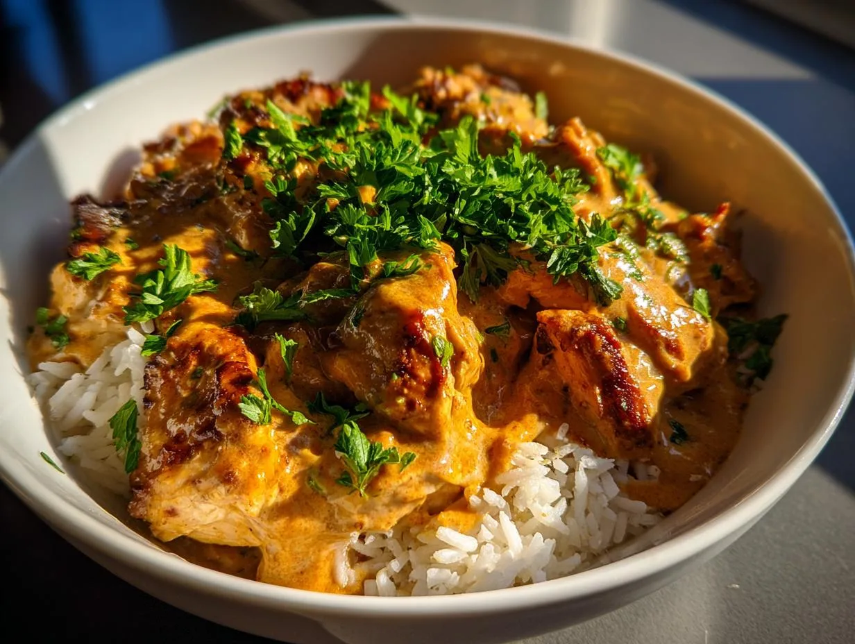 Creamy Smothered Chicken and Rice – 45-Minute Comfort Bliss