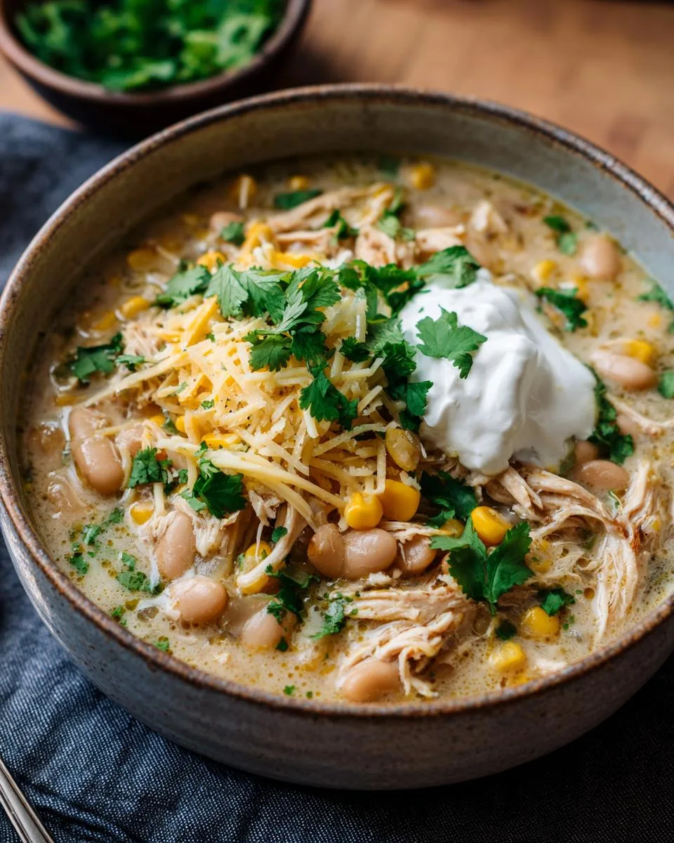 Crockpot White Chicken Chili Soup - detail 2