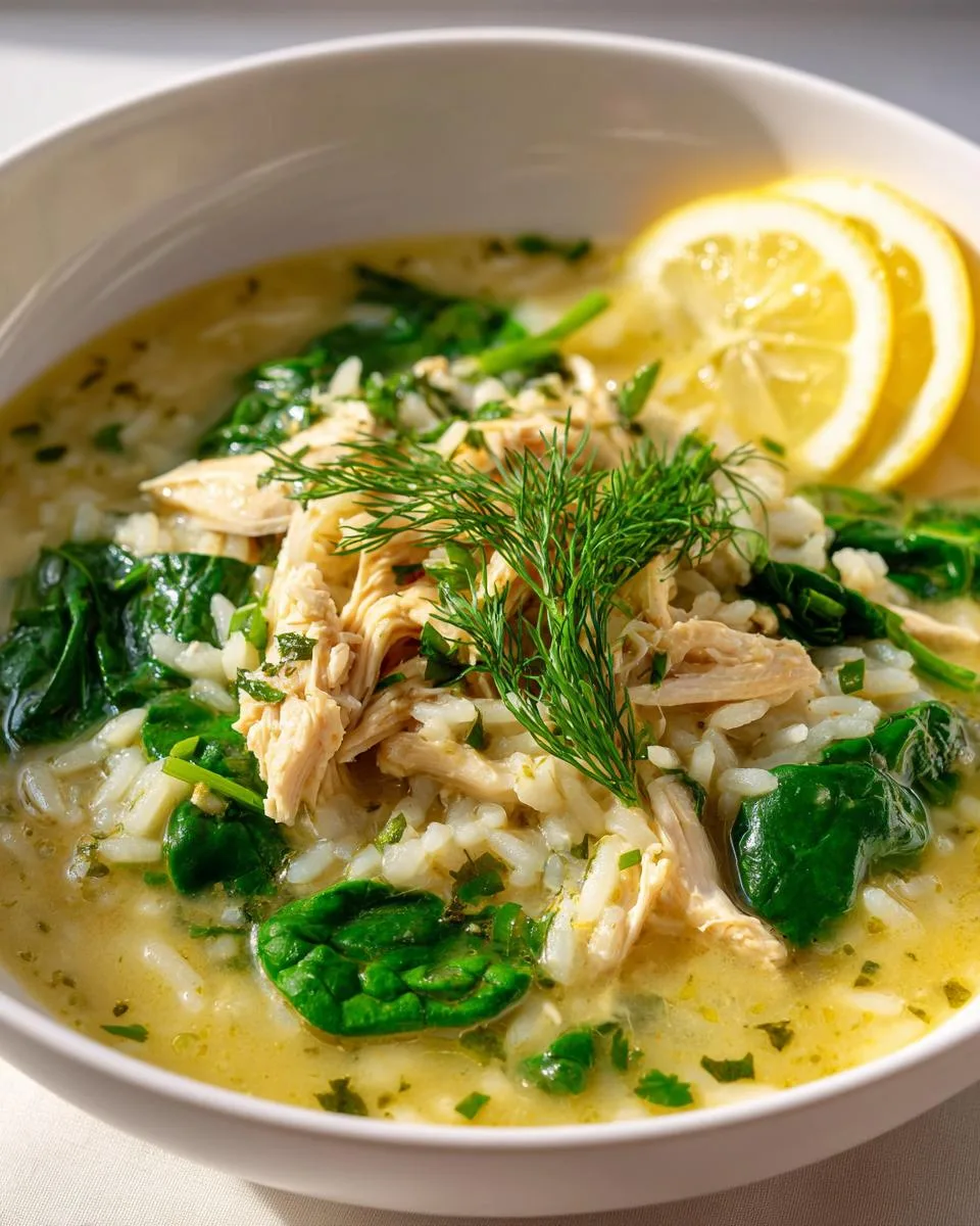 Greek Lemon Chicken Soup - detail 1