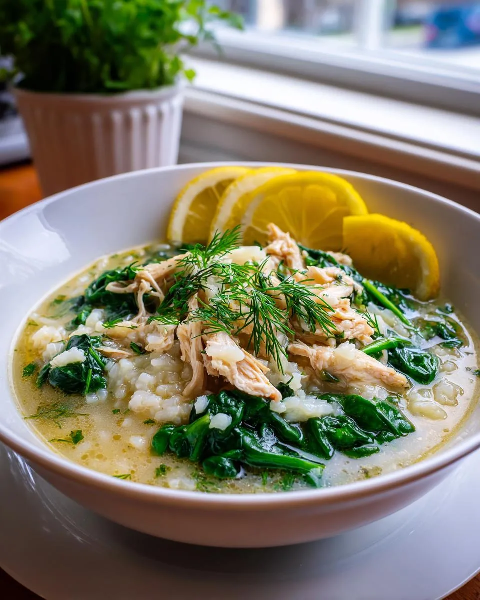 Greek Lemon Chicken Soup - detail 2