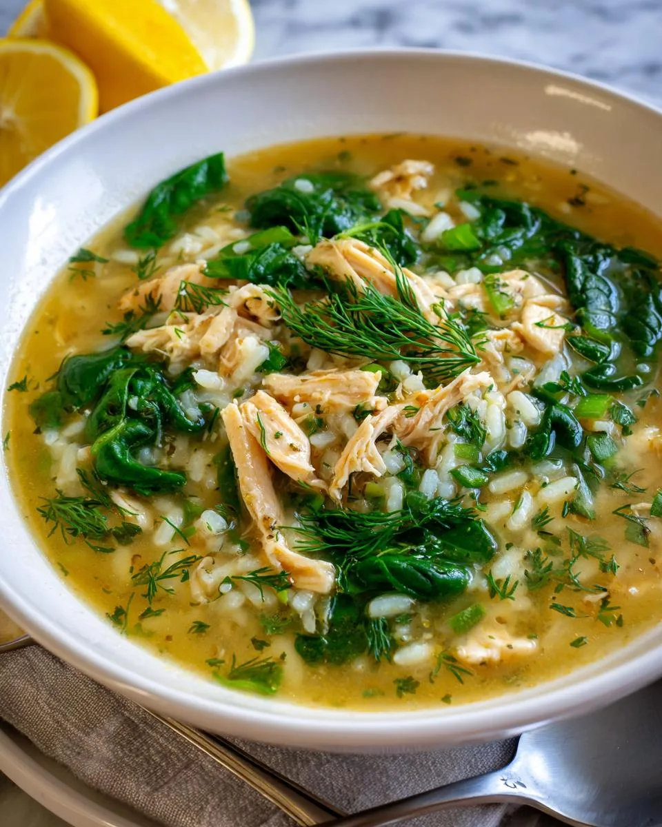 Greek Lemon Chicken Soup - detail 3