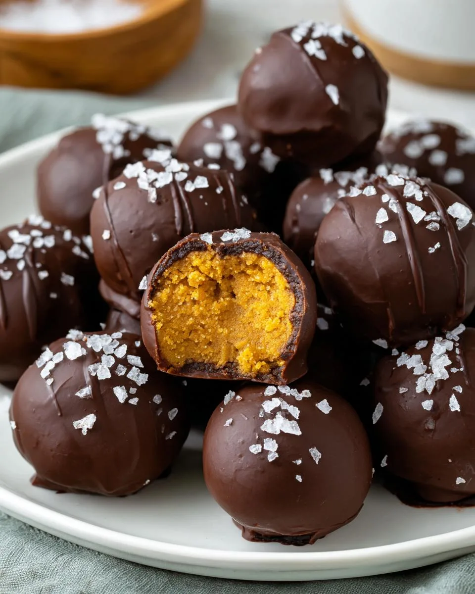 Healthy Pumpkin Truffles - detail 1