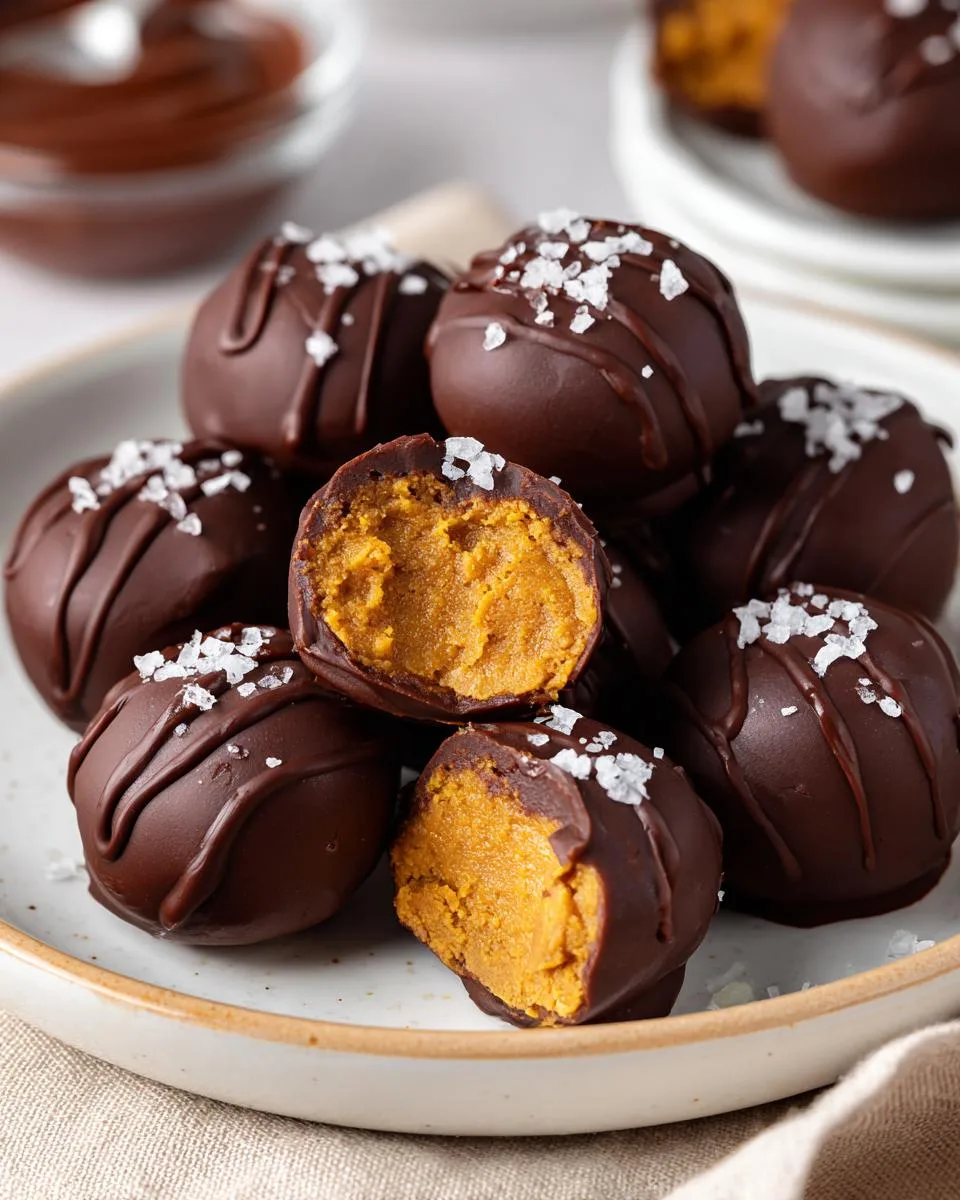 Healthy Pumpkin Truffles - detail 3