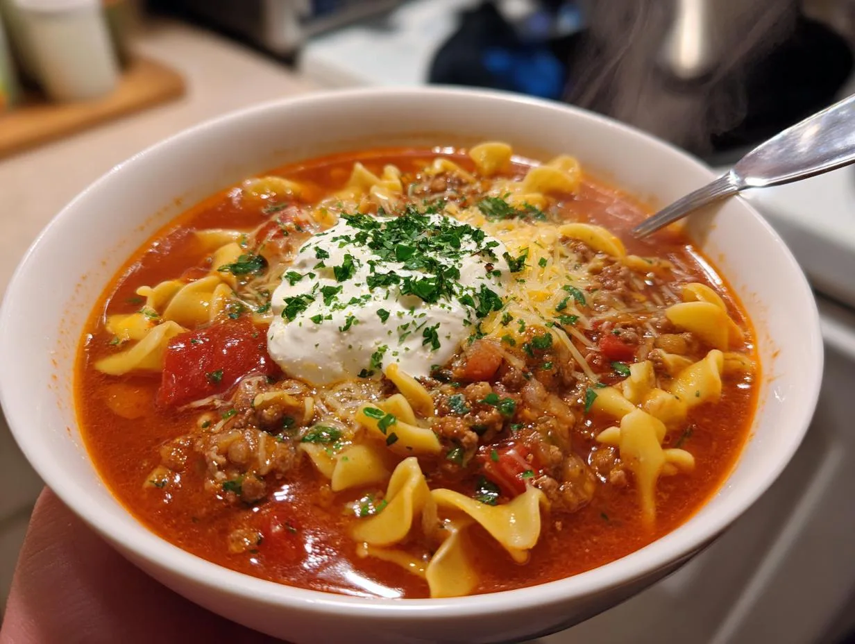 32g Protein High Protein Lasagna Soup Your Family Will Crave