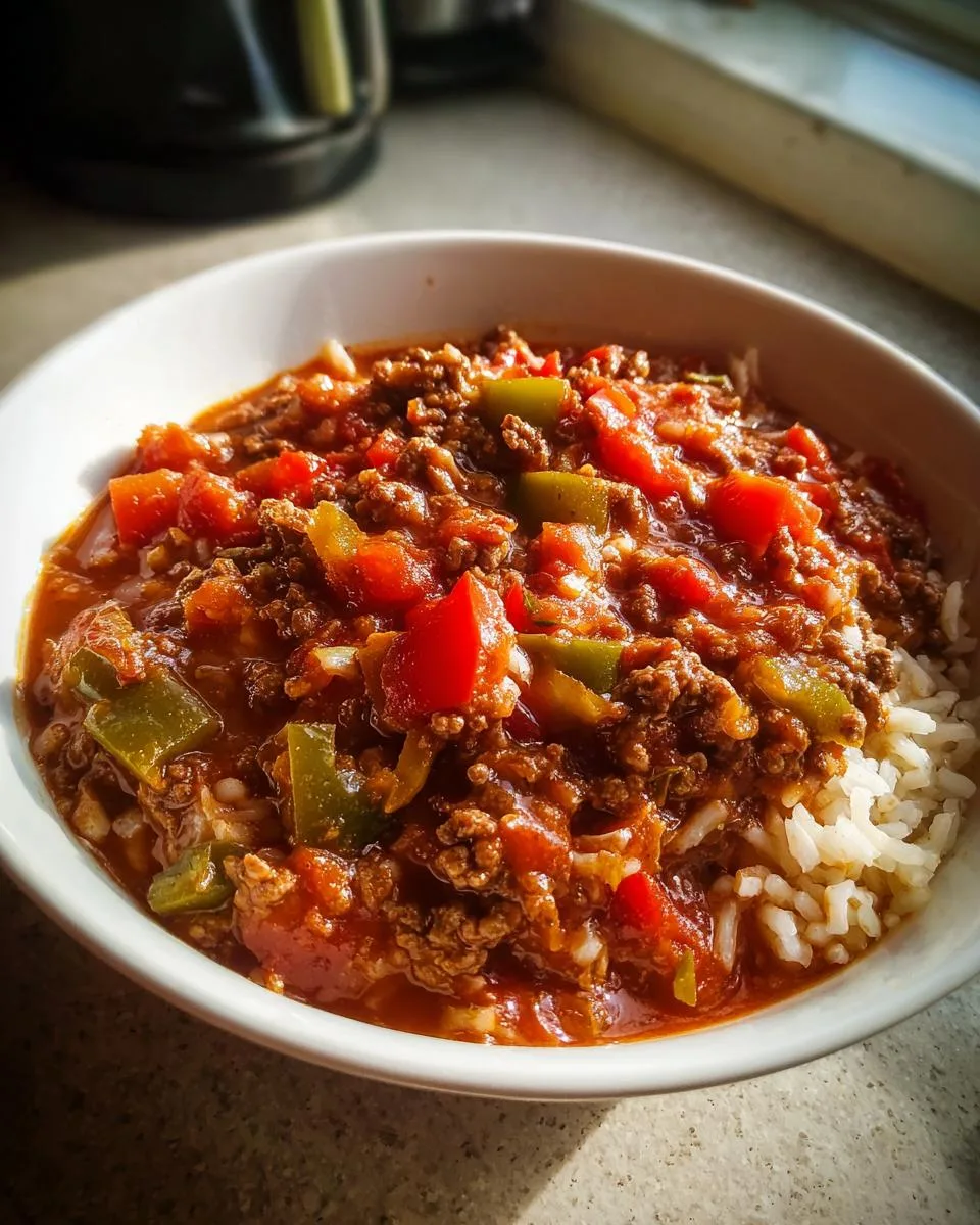 High Protein Stuffed Pepper Soup - detail 3
