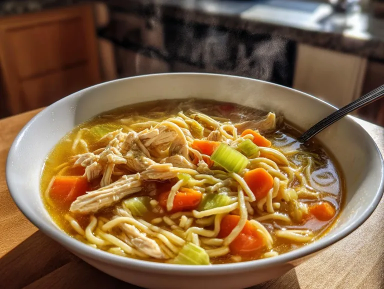 Homestyle Chicken Noodle Soup