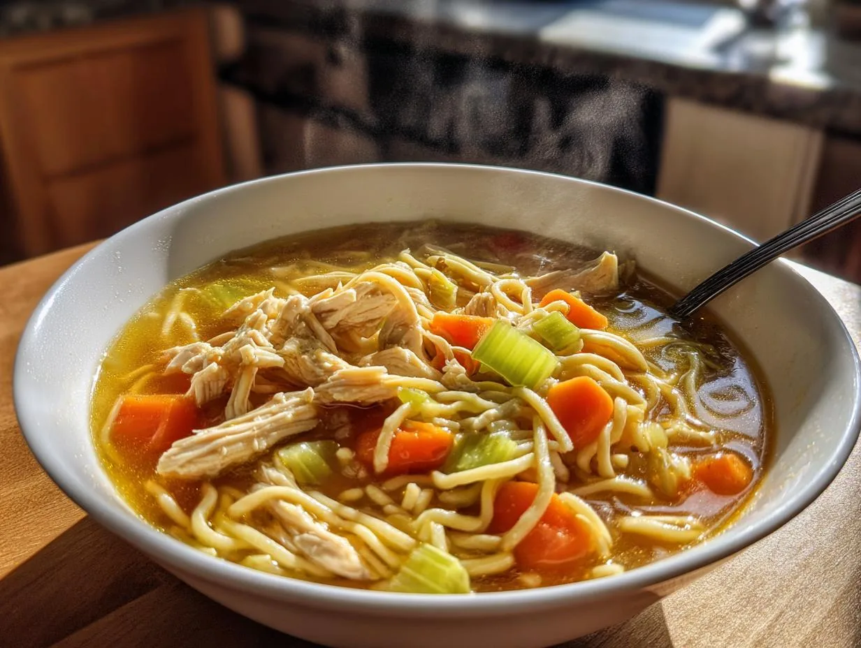Hearty Homestyle Chicken Noodle Soup in 40 Minutes