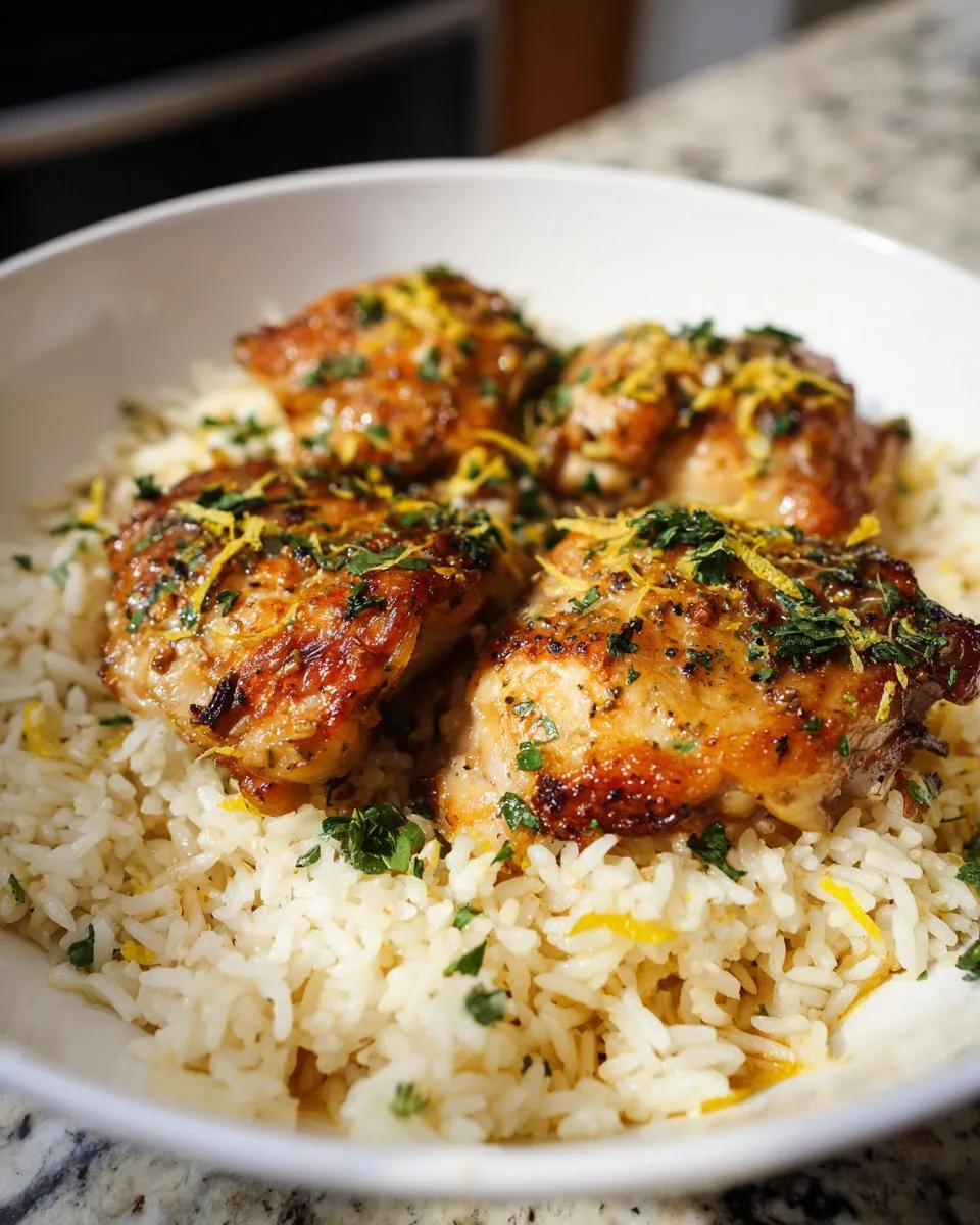 Lemon Herb Chicken and Rice - detail 1