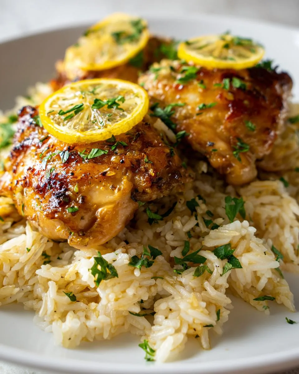 Lemon Herb Chicken and Rice - detail 2