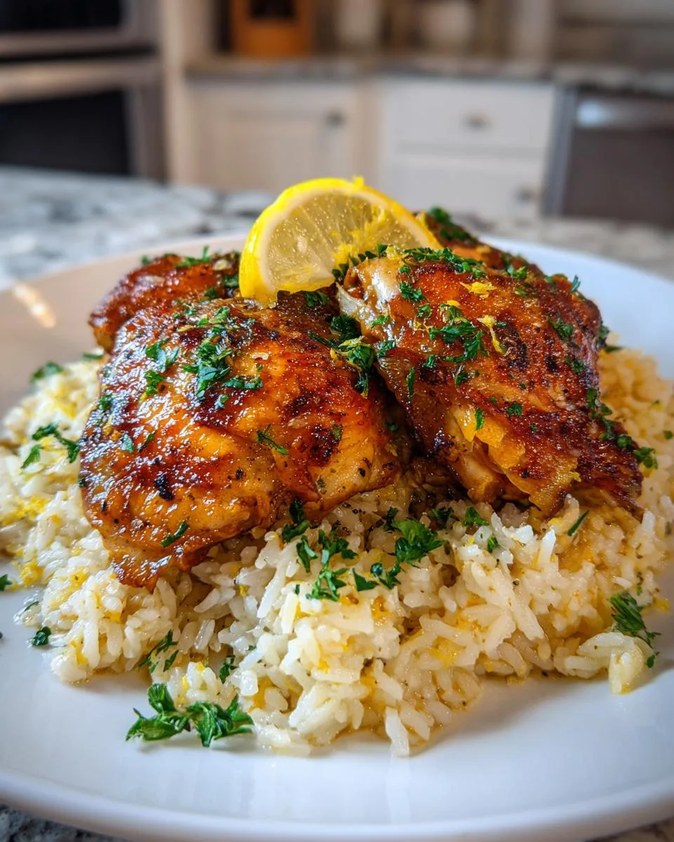 Lemon Herb Chicken and Rice - detail 3
