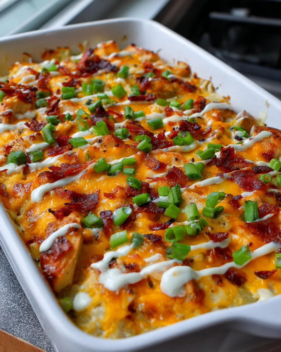 Loaded Potato Ranch Chicken Casserole - detail 1