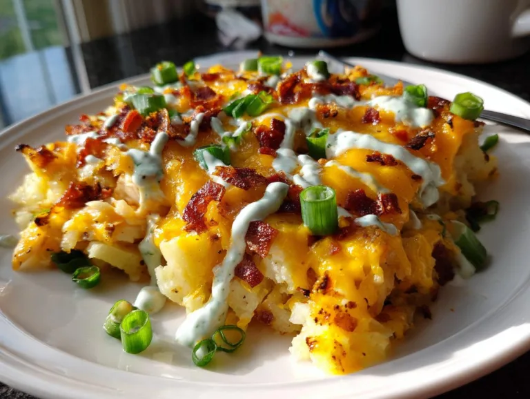 Loaded Potato Ranch Chicken Casserole