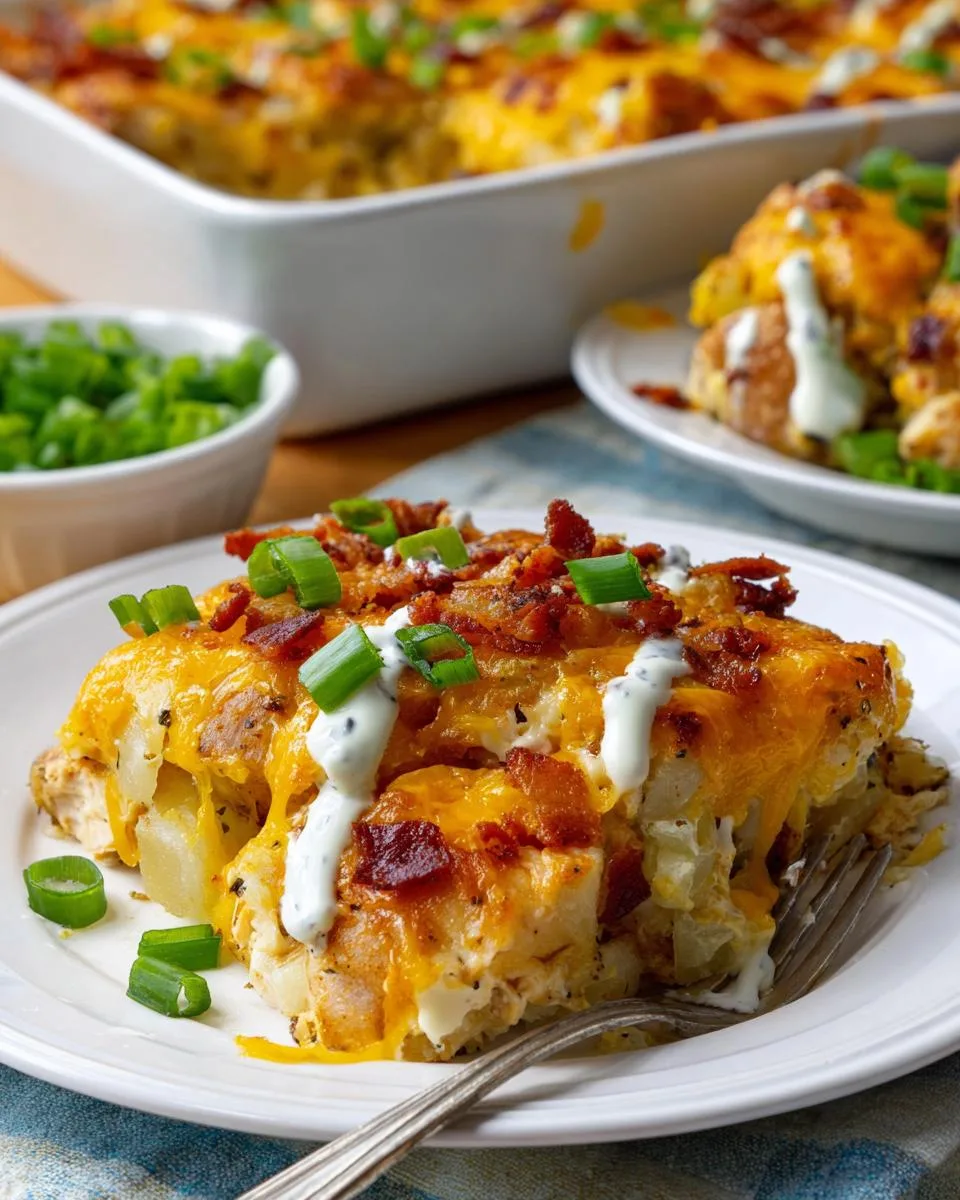 Loaded Potato Ranch Chicken Casserole - detail 3