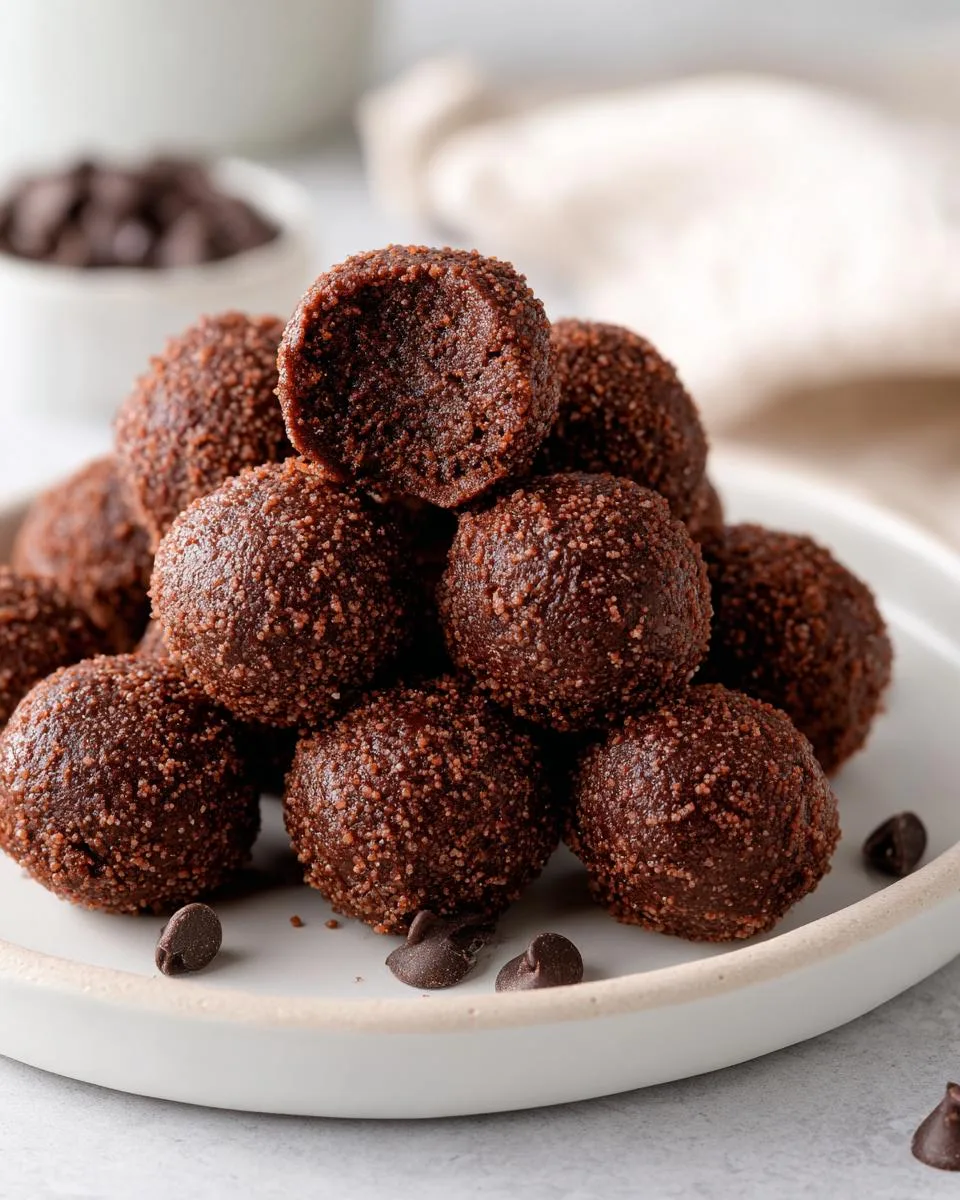 No-Bake Cottage Cheese Brownie Bites - detail 2