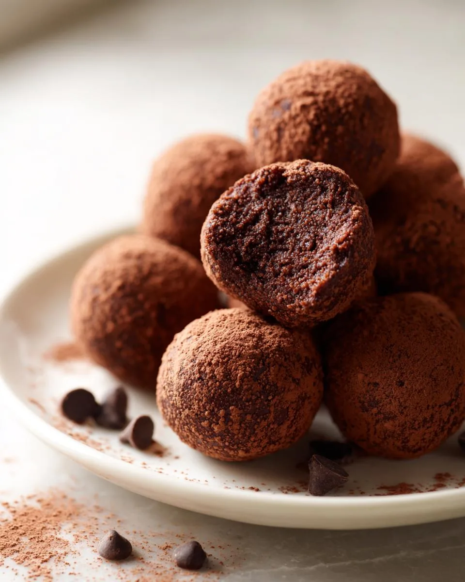 No-Bake Cottage Cheese Brownie Bites - detail 3
