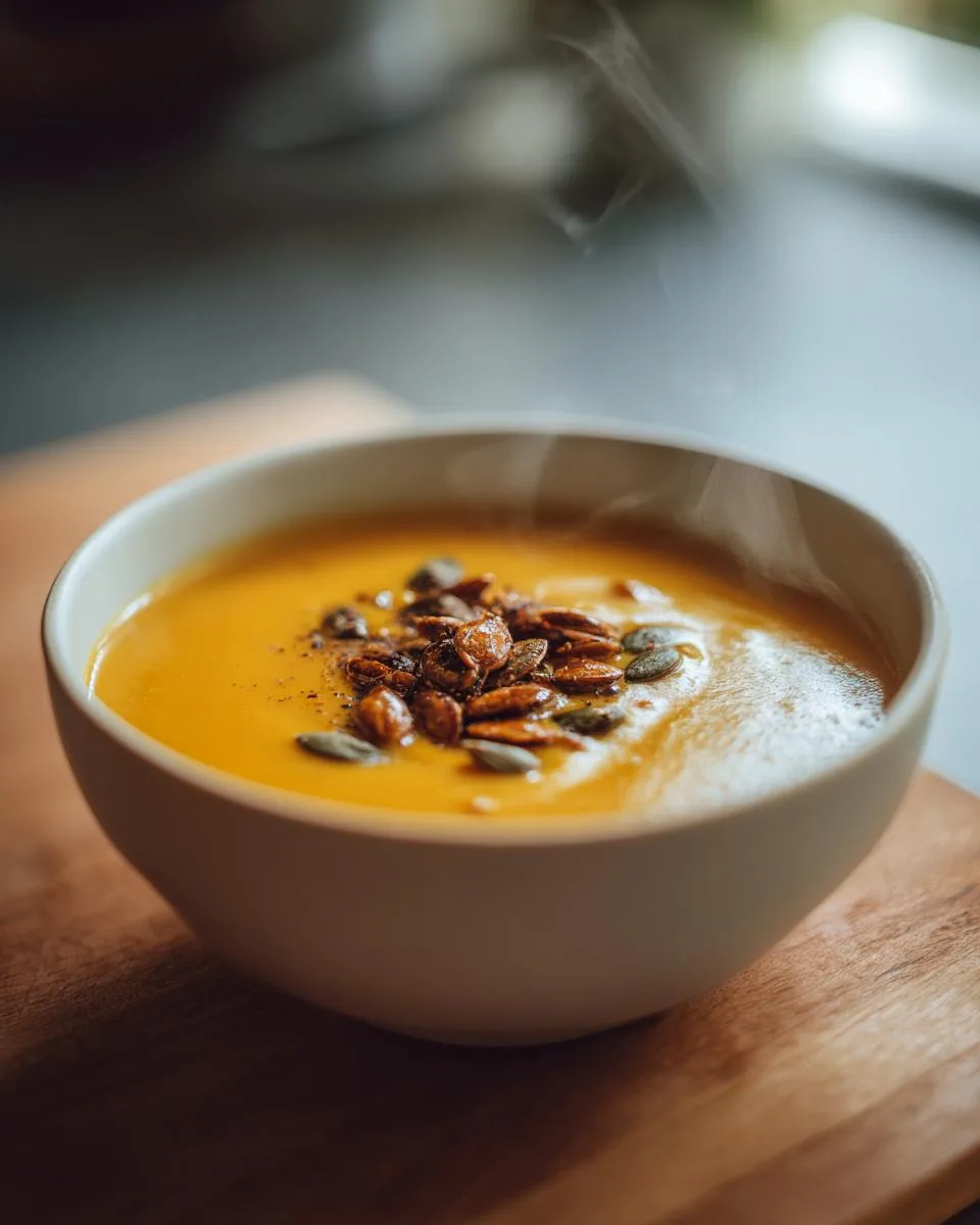 Protein Butternut Squash Soup - detail 2