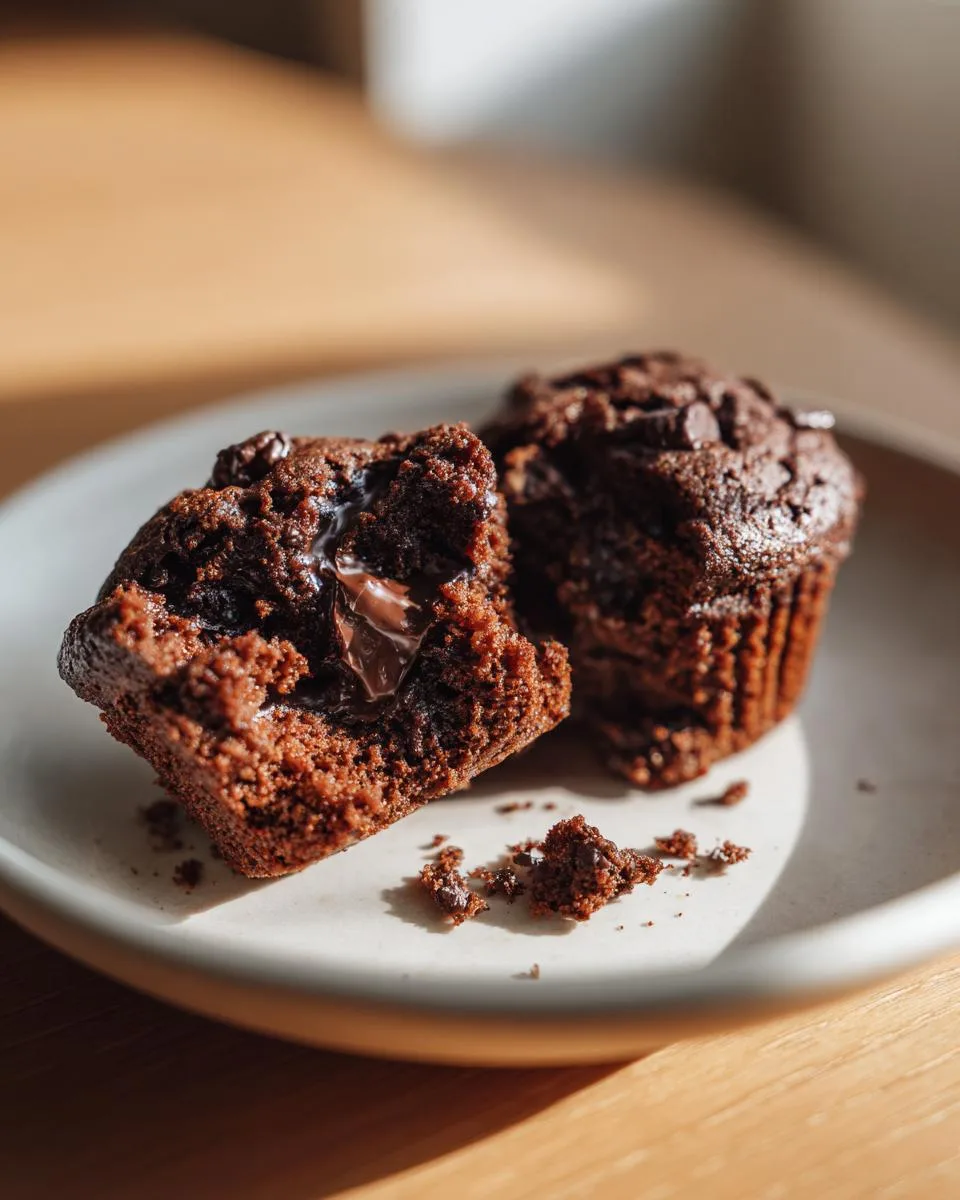 Protein Chocolate Lava Muffins - detail 2