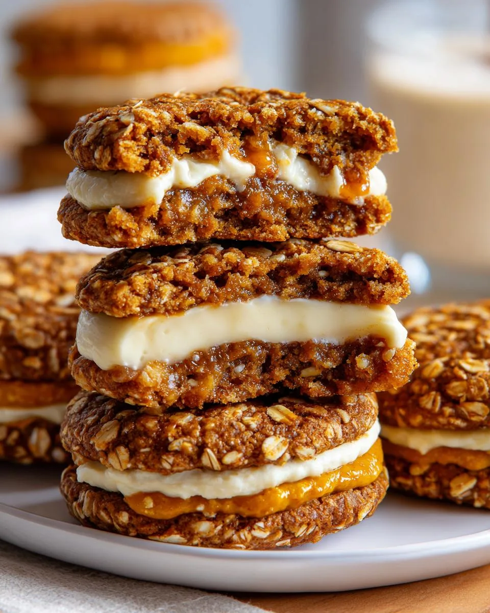 Pumpkin Oatmeal Cream Pies - detail 2