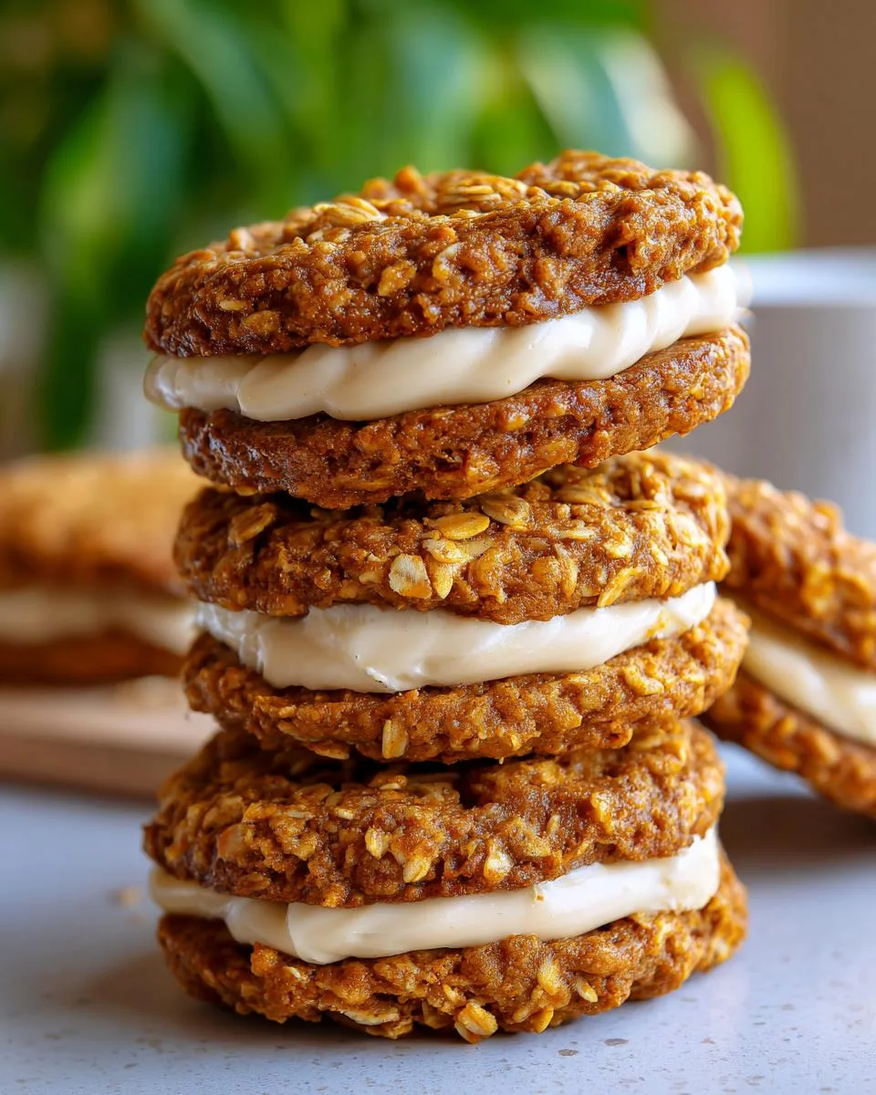 Pumpkin Oatmeal Cream Pies - detail 3