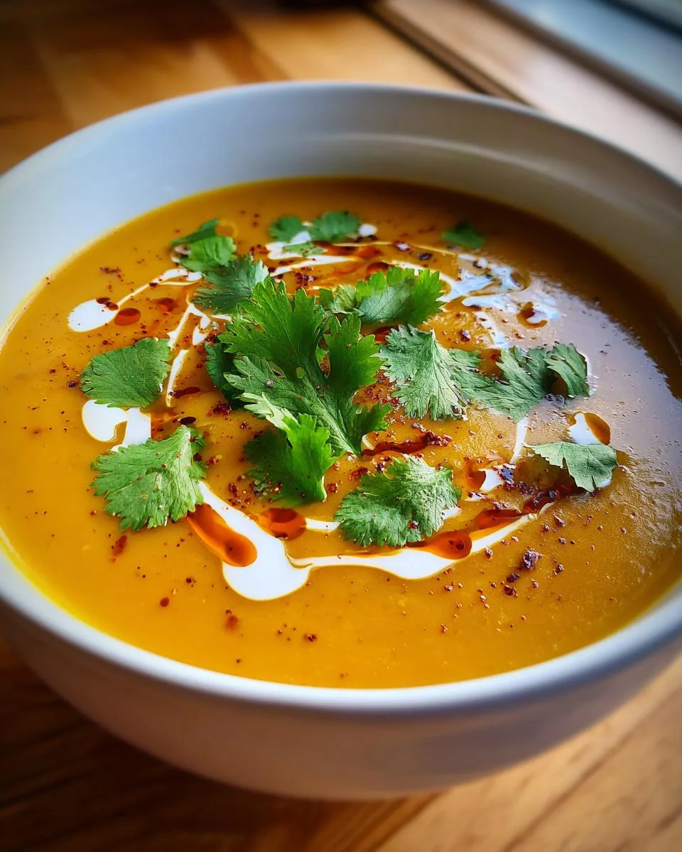 Roasted Butternut Squash Soup - detail 1