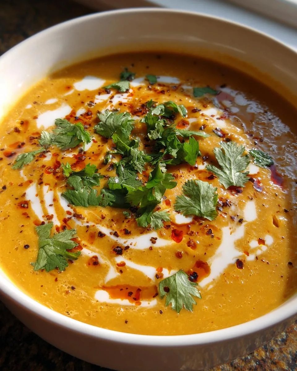 Roasted Butternut Squash Soup - detail 3