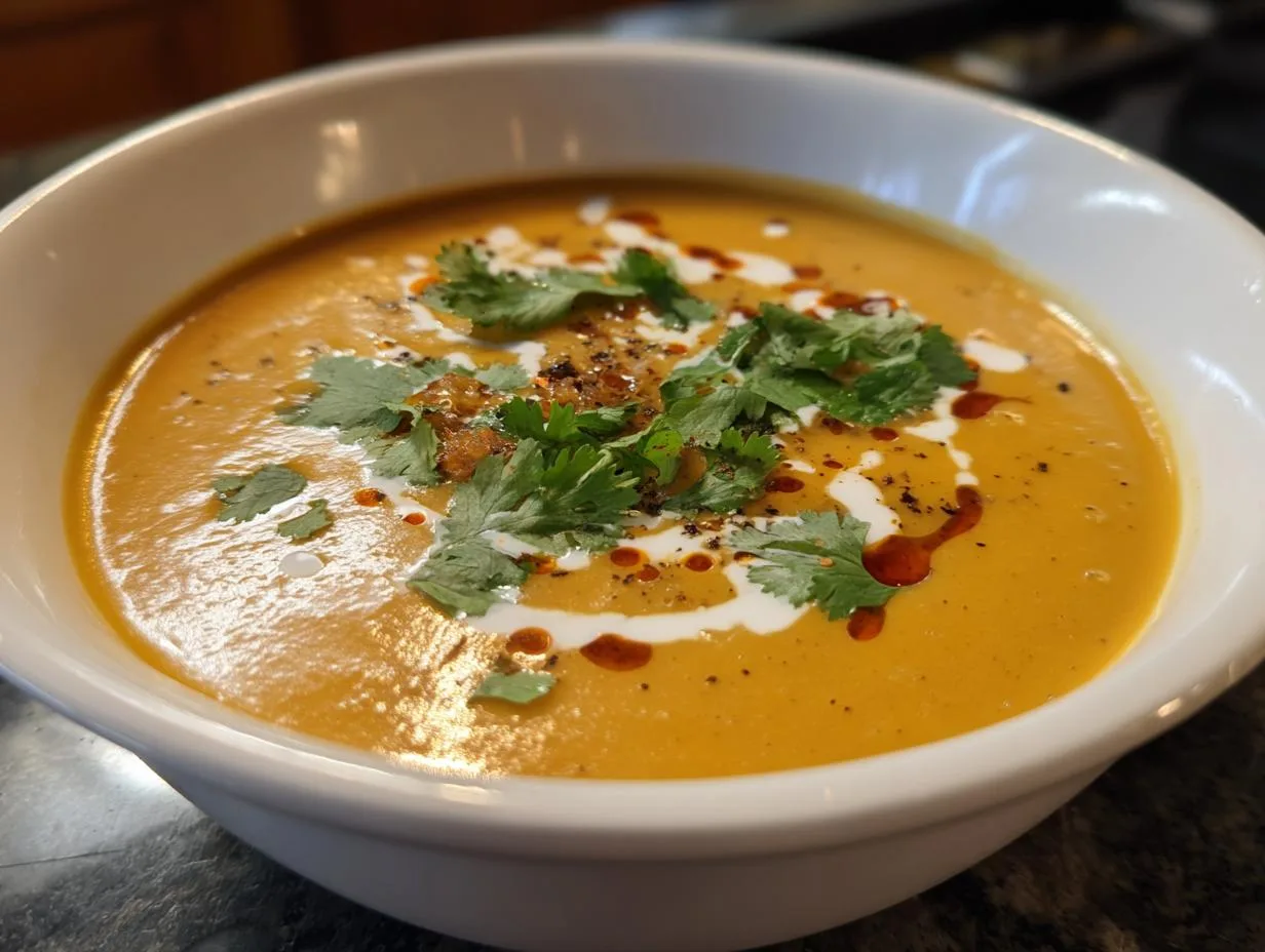 Creamy Roasted Butternut Squash Soup in 3 Easy Steps