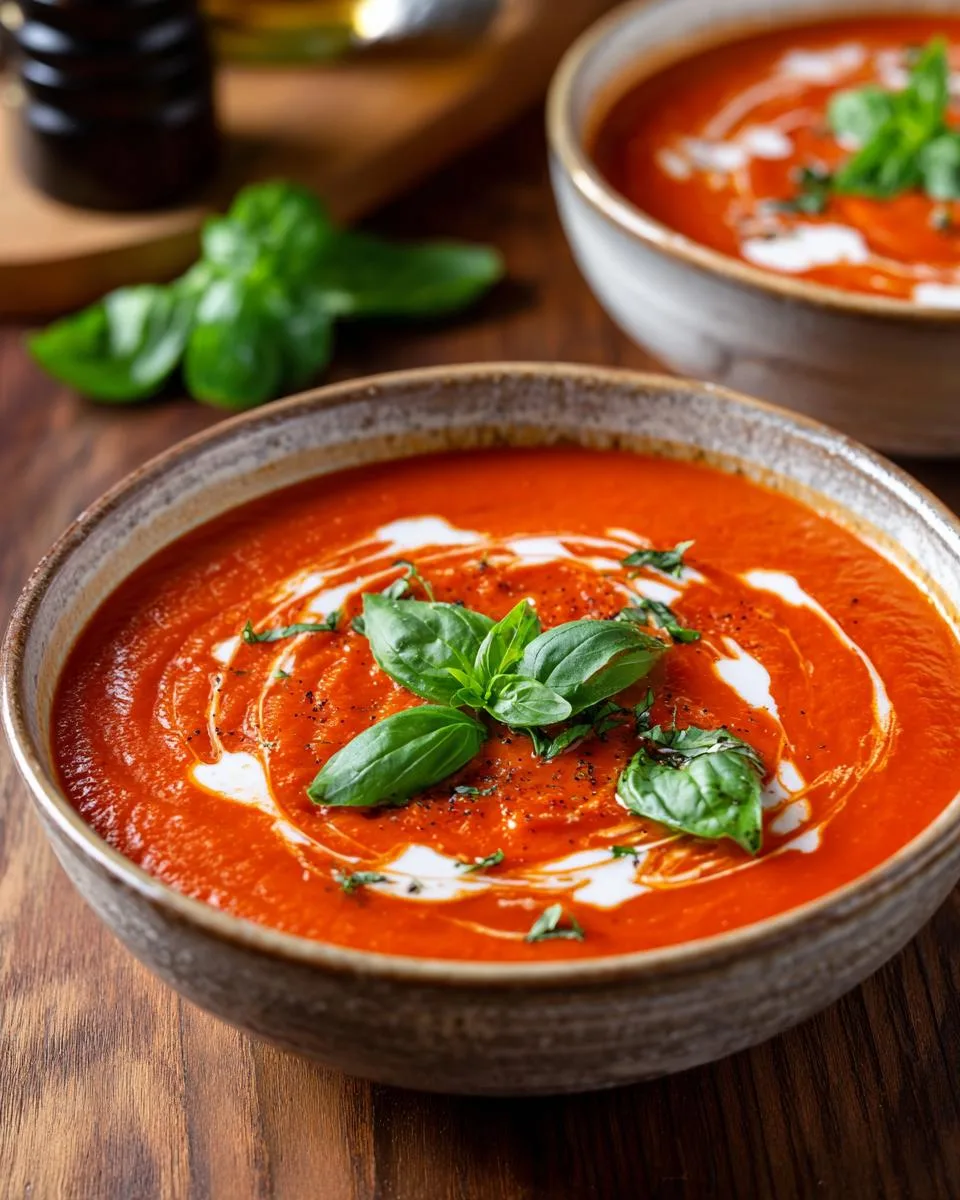 Roasted Tomato soup - detail 1