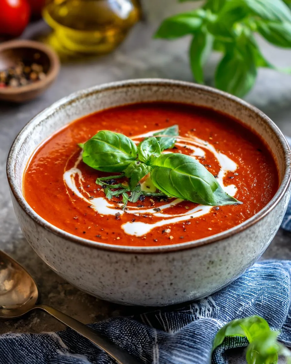 Roasted Tomato soup - detail 2