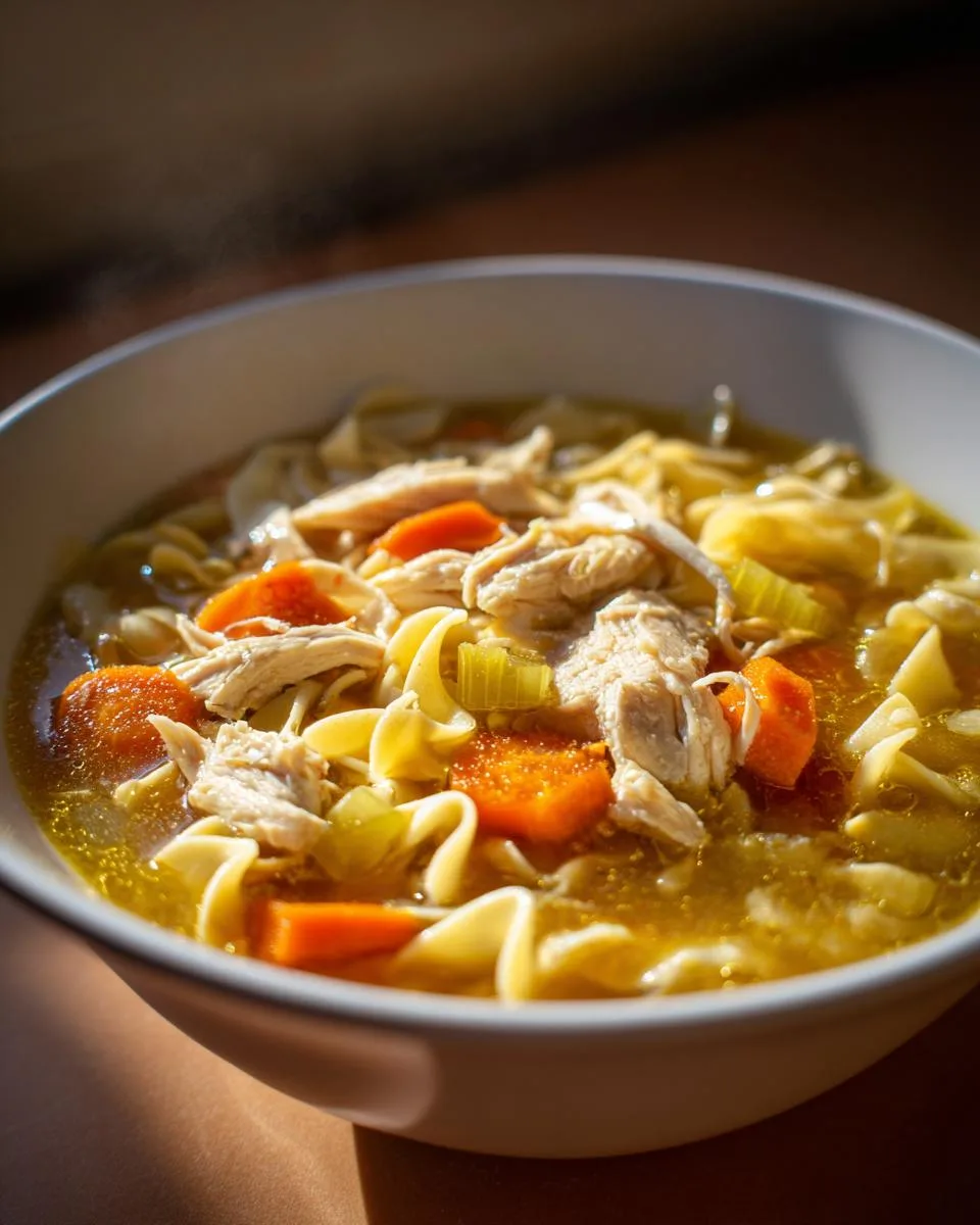 Slow Cooker Chicken Noodle Soup - detail 1