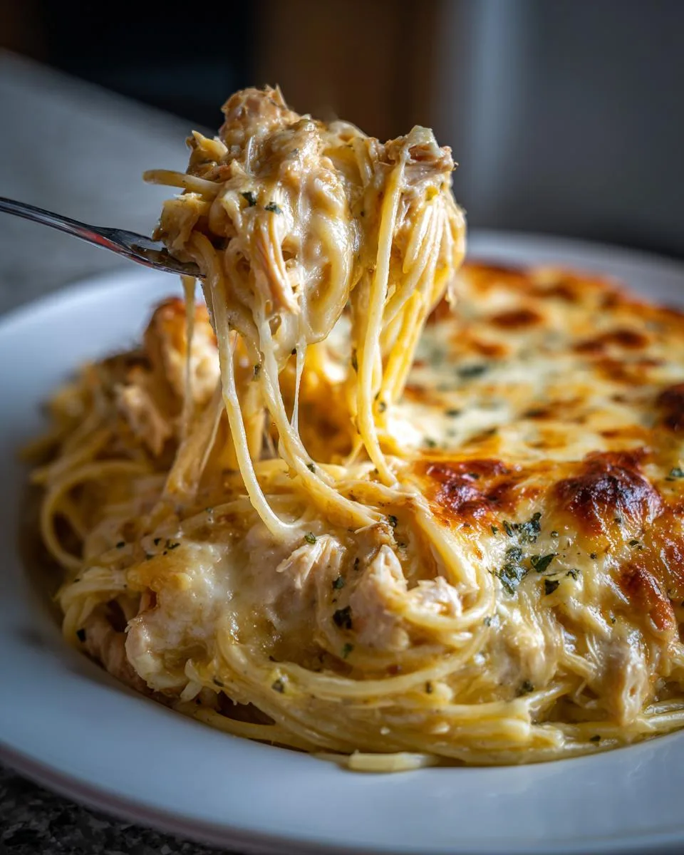 Southern Chicken Spaghetti Casserole - detail 1