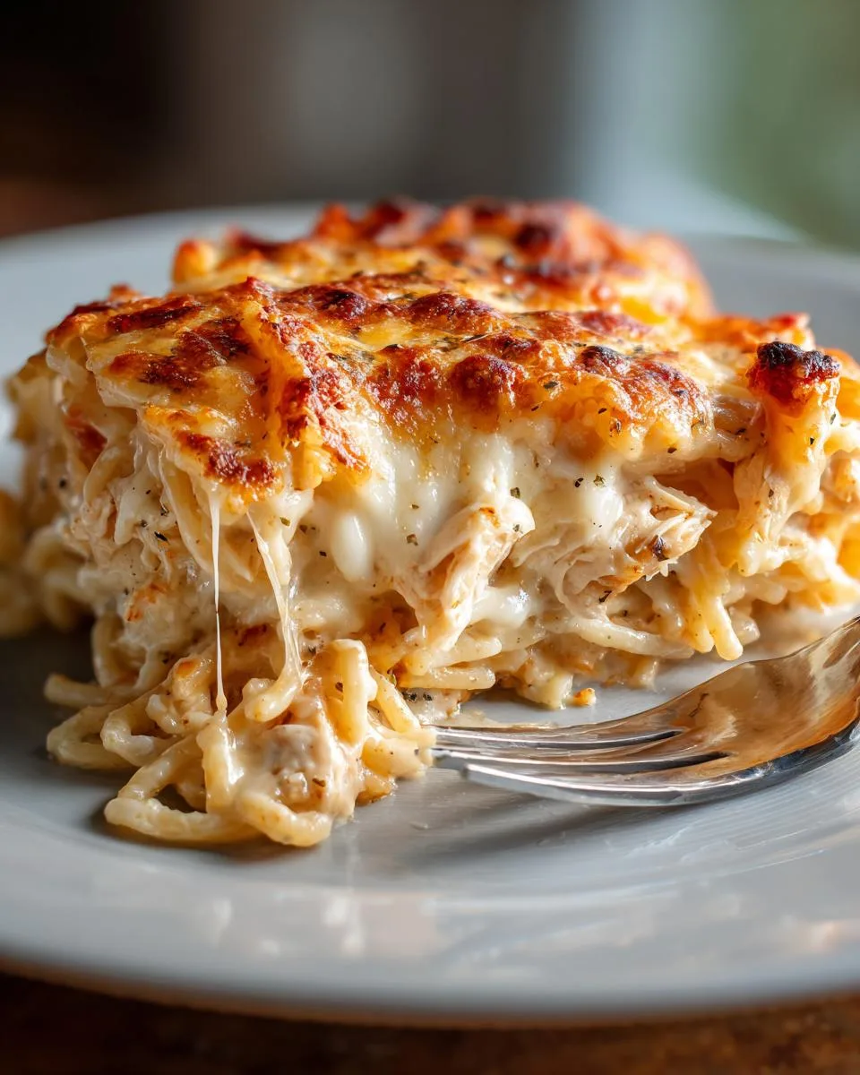 Southern Chicken Spaghetti Casserole - detail 2