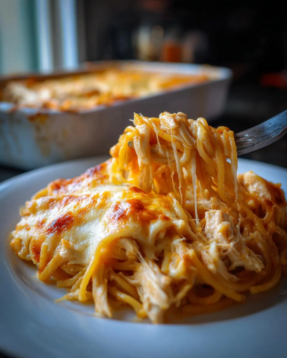 Southern Chicken Spaghetti Casserole - detail 3