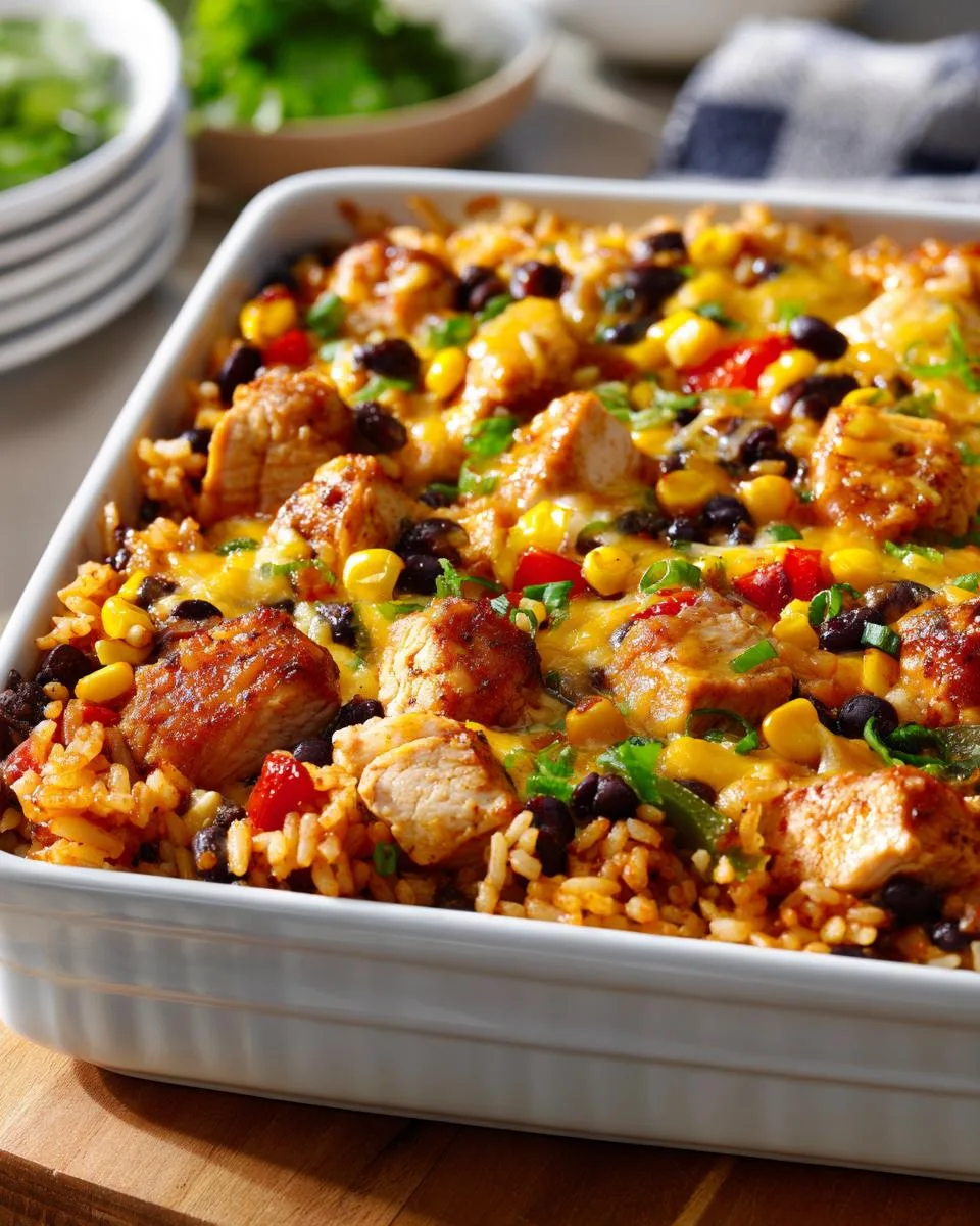 Southwest Chicken Casserole - detail 2