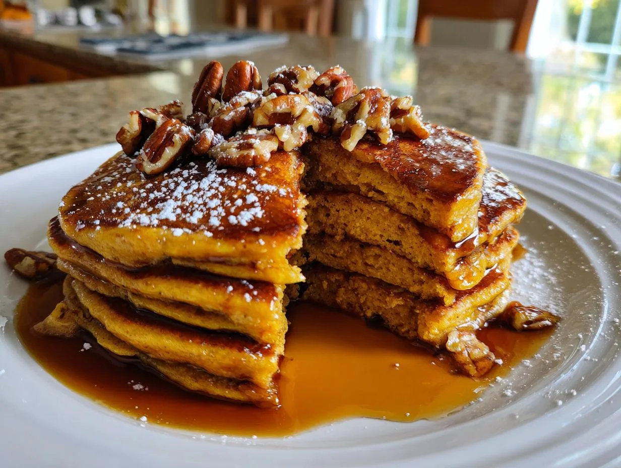 25-Minute Brown Butter Pumpkin Pancakes That Taste Like Fall