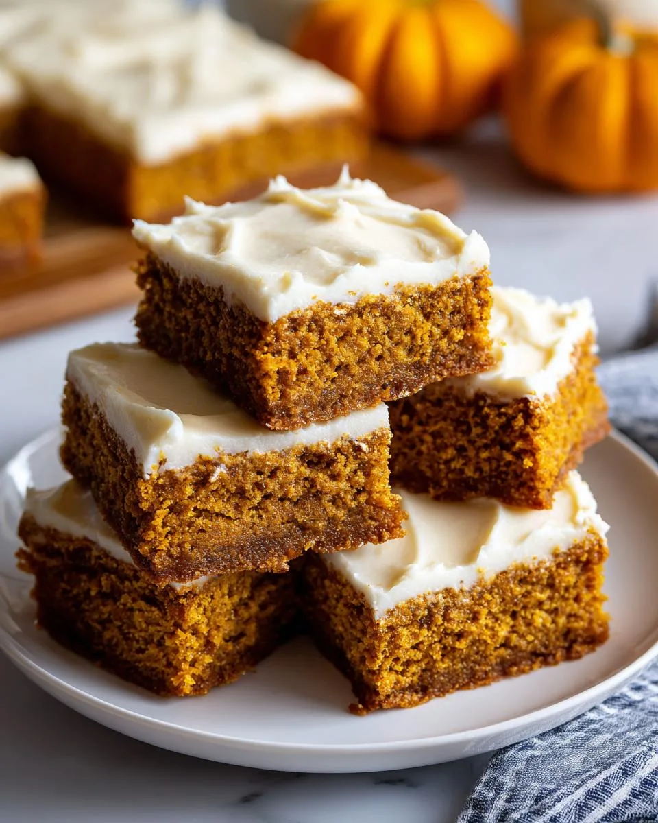 healthy pumpkin bars - detail 3