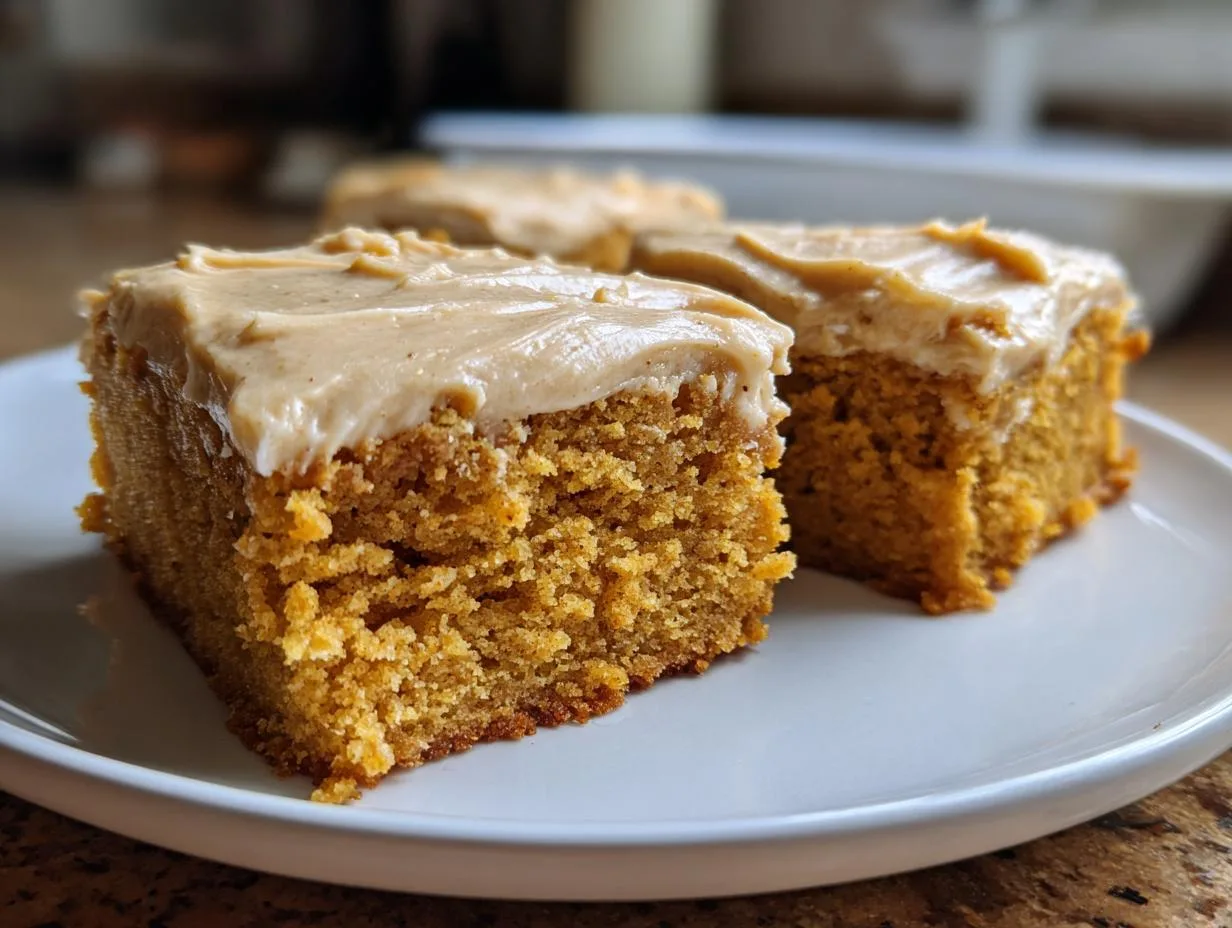 Pumpkin Bars with Brown Sugar Frosting