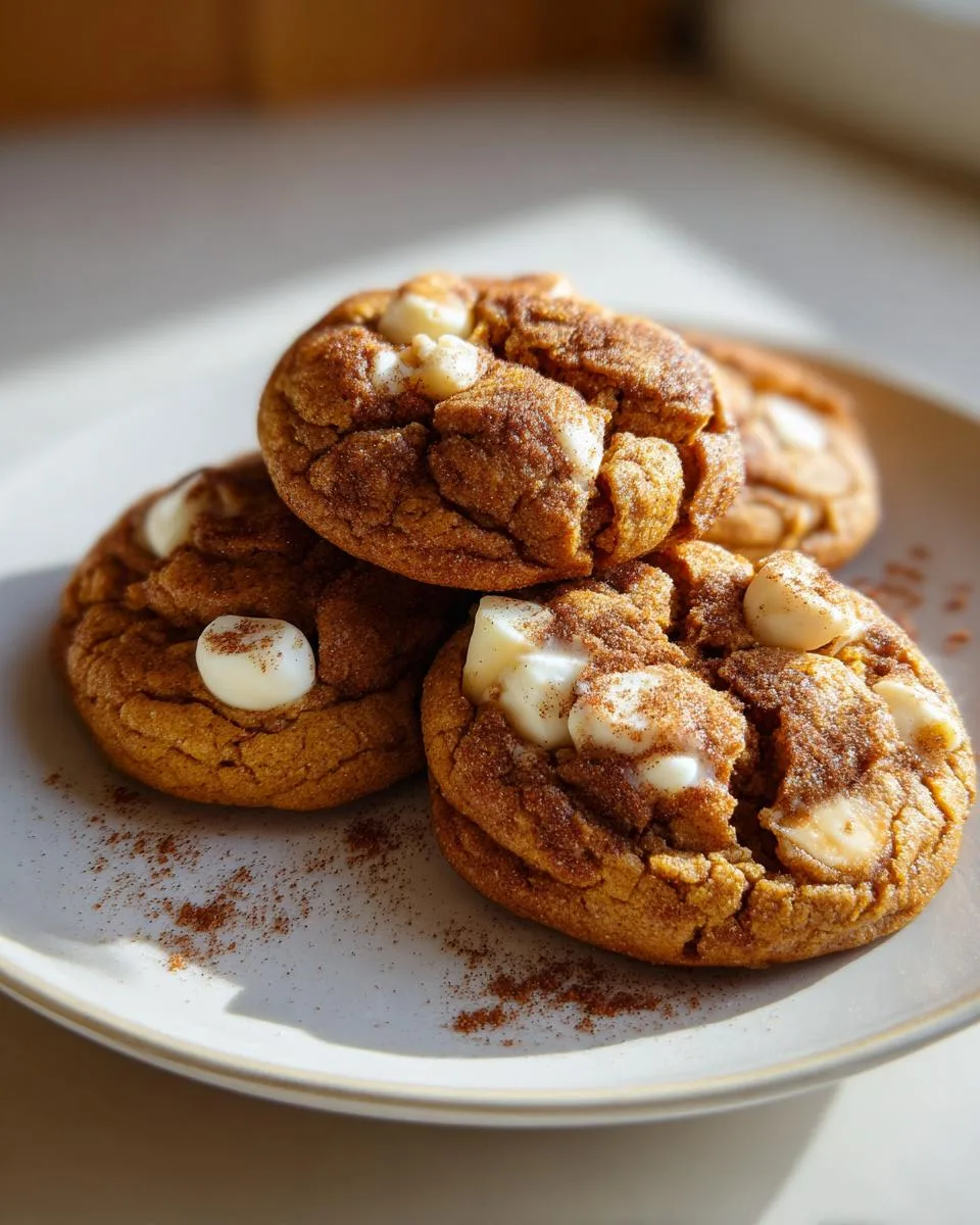 pumpkin butter cheesecake cookies - detail 1