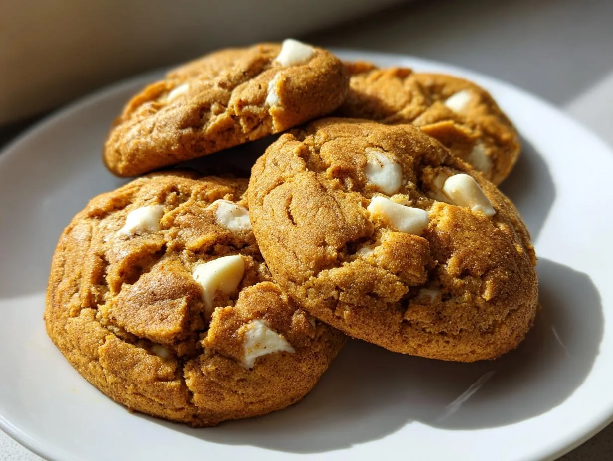 Pumpkin Butter Cheesecake Cookies in 4 Easy Steps