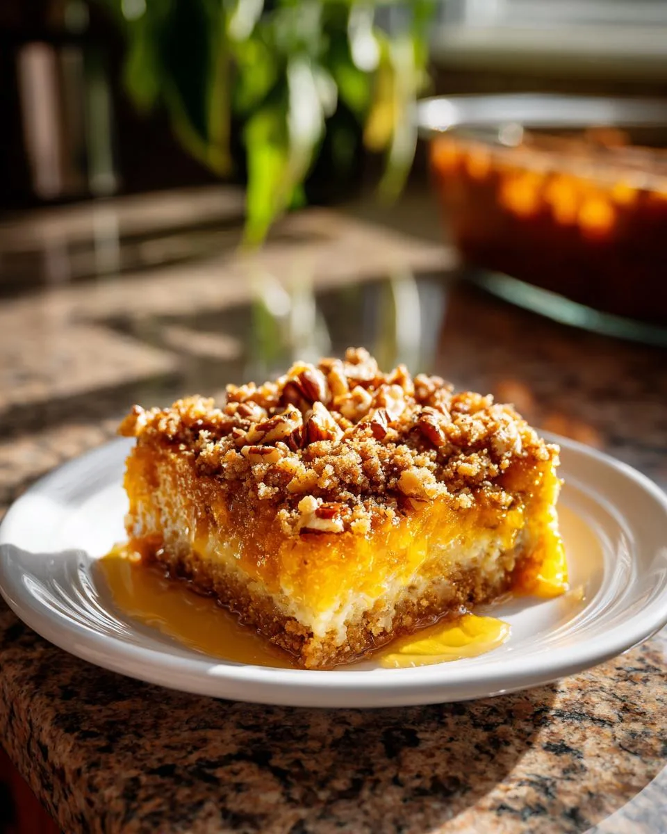 pumpkin dump cake - detail 2