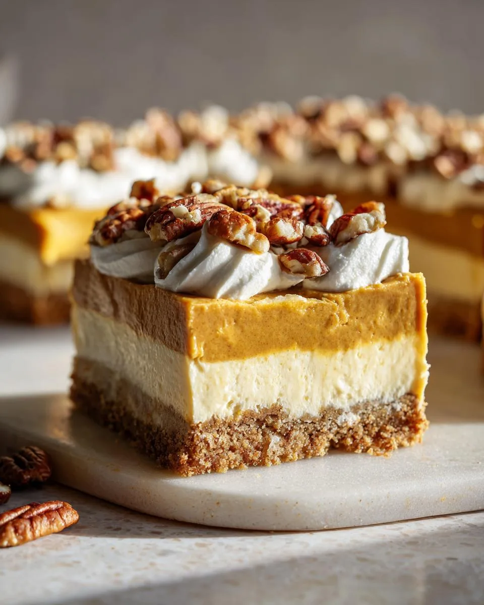 pumpkin lush dessert - detail 2